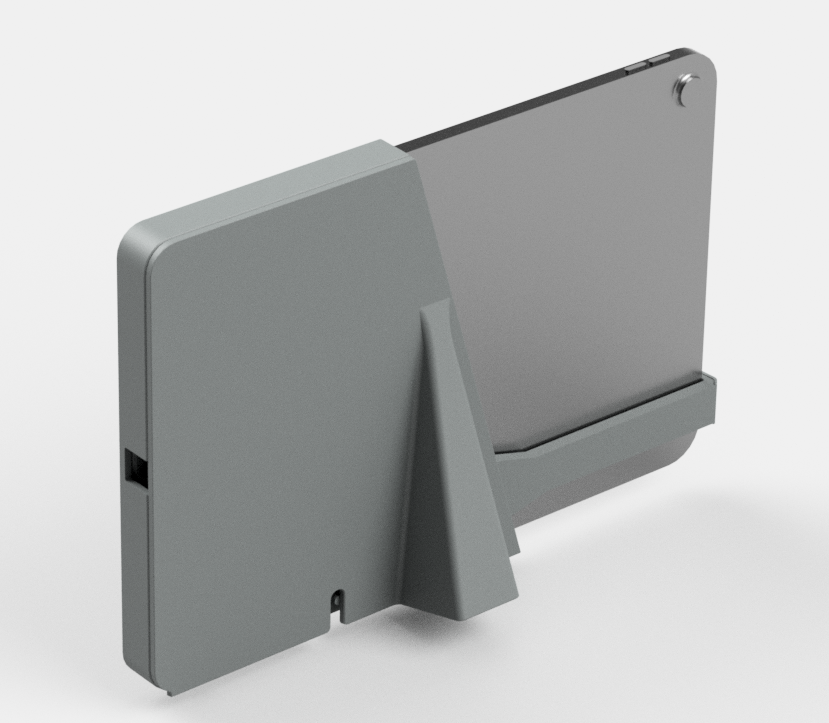 Allrent iPad kiosk tartó – elölnézet
